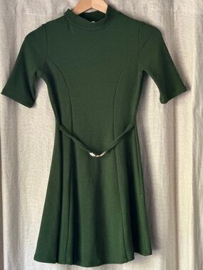 Zara Green Dress-New With Tags